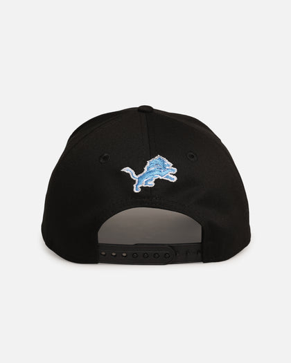 New Era Detroit Lions 'Upside Down Logo' 9FORTY A-Frame Snapback Black