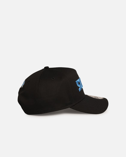 New Era Detroit Lions 'Upside Down Logo' 9FORTY A-Frame Snapback Black