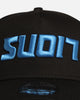 New Era Detroit Lions 'Upside Down Logo' 9FORTY A-Frame Snapback Black