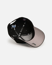 New Era Detroit Lions 'Upside Down Logo' 9FORTY A-Frame Snapback Black