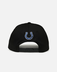 New Era Indianapolis Colts 'Upside Down Logo' 9FORTY A-Frame Snapback Black