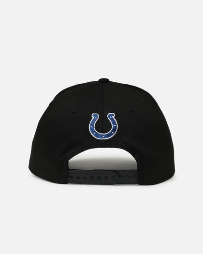 New Era Indianapolis Colts 'Upside Down Logo' 9FORTY A-Frame Snapback Black