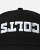 New Era Indianapolis Colts 'Upside Down Logo' 9FORTY A-Frame Snapback Black