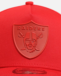 New Era Las Vegas Raiders 'Triple Red' 9FORTY A-Frame Snapback Red
