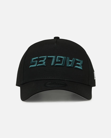 New Era Philadelphia Eagles 'Upside Down Logo' 9FORTY A-Frame Snapback Black