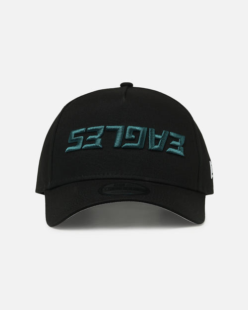 New Era Philadelphia Eagles 'Upside Down Logo' 9FORTY A-Frame Snapback Black