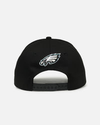 New Era Philadelphia Eagles 'Upside Down Logo' 9FORTY A-Frame Snapback Black