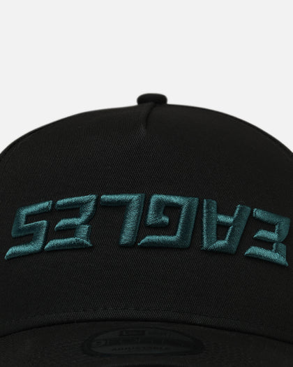 New Era Philadelphia Eagles 'Upside Down Logo' 9FORTY A-Frame Snapback Black