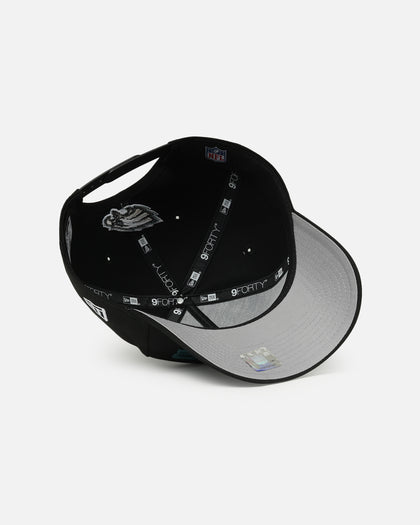New Era Philadelphia Eagles 'Upside Down Logo' 9FORTY A-Frame Snapback Black