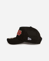 New Era San Francisco 49ers 'Upside Down Logo' 9FORTY A-Frame Snapback Black