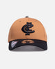New Era Carlton Blues 'AFL 2026' 9FORTY Strapback Med Beige