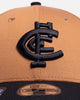 New Era Carlton Blues 'AFL 2026' 9FORTY Strapback Med Beige