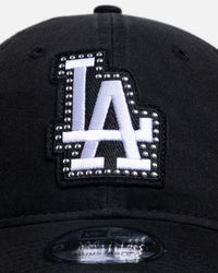 New Era Los Angeles Dodgers 'Studs' 9TWENTY Strapback Black