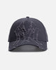 New Era New York Yankees 'Applique Distressed' 9FORTY A-Frame Snapback Dark Grey