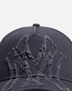 New Era New York Yankees 'Applique Distressed' 9FORTY A-Frame Snapback Dark Grey