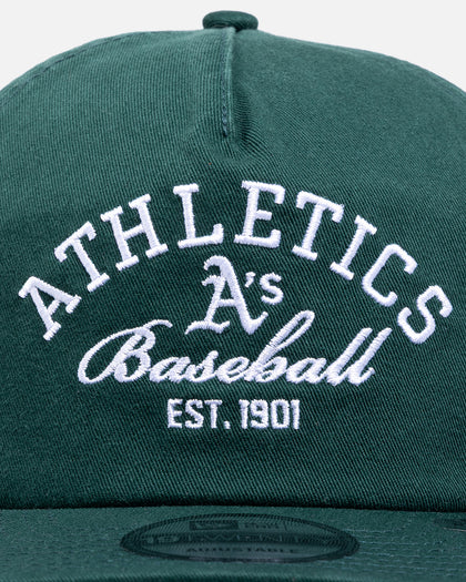 New Era Oakland Athletics 'MLB Stacked Logo' 19TWENTY Snapback Dark Green