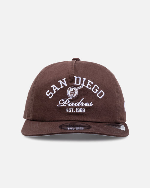 New Era San Diego Padres 'MLB Stacked Logo' 19TWENTY Snapback Dark Brown