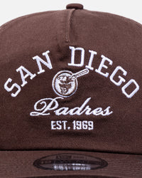 New Era San Diego Padres 'MLB Stacked Logo' 19TWENTY Snapback Dark Brown