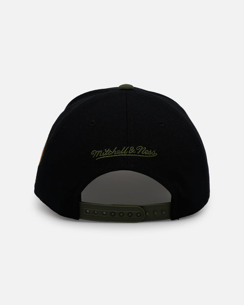 Mitchell & Ness Los Angeles Angels 'Olive Cargos' Pro Pinch Snapback Olive/Black