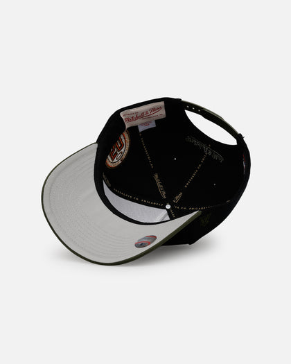 Mitchell & Ness Los Angeles Angels 'Olive Cargos' Pro Pinch Snapback Olive/Black