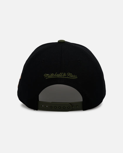 Mitchell & Ness Atlanta Braves 'Olive Cargos' Pro Pinch Snapback Olive/Black