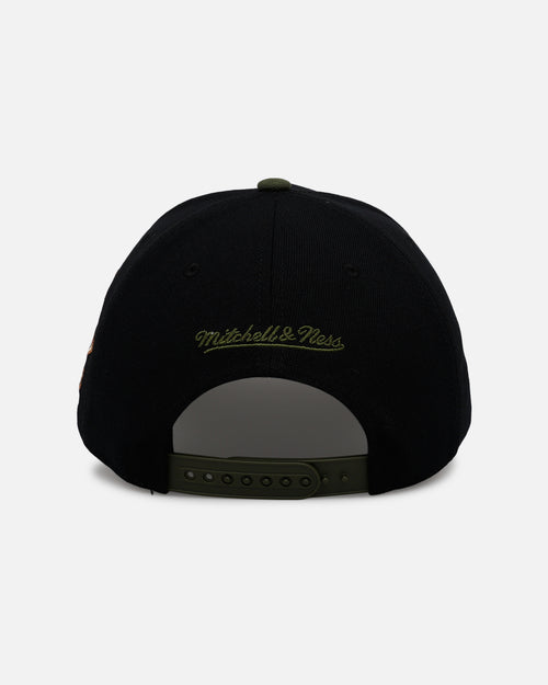 Mitchell & Ness Atlanta Braves 'Olive Cargos' Pro Pinch Snapback Olive/Black