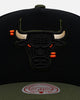 Mitchell & Ness Chicago Bulls 'Olive Cargos' Pro Pinch Snapback Olive/Black