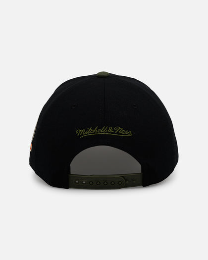 Mitchell & Ness Los Angeles Dodgers 'Olive Cargos' Pro Pinch Snapback Olive/Black