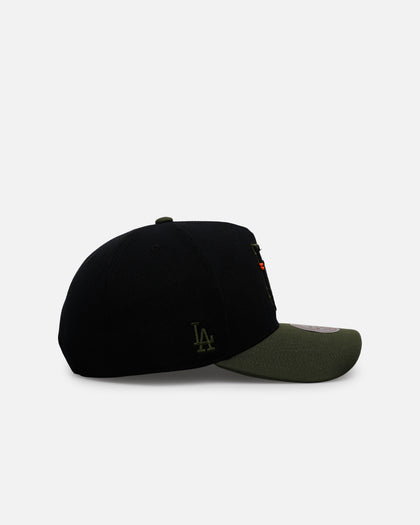 Mitchell & Ness Los Angeles Dodgers 'Olive Cargos' Pro Pinch Snapback Olive/Black