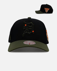 Mitchell & Ness Detroit Tigers 'Olive Cargos' Pro Pinch Snapback Olive/Black