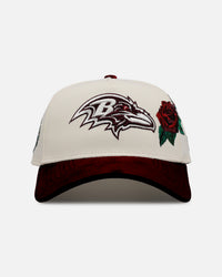 New Era Baltimore Ravens 'Velvet Roses' 9FORTY A-Frame Snapback Chrome