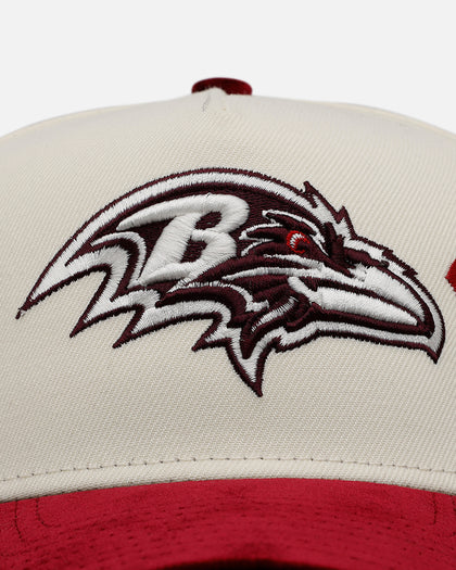New Era Baltimore Ravens 'Velvet Roses' 9FORTY A-Frame Snapback Chrome