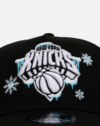 New Era New York Knicks 'Cold As Ice' 9FORTY A-Frame Snapback Black
