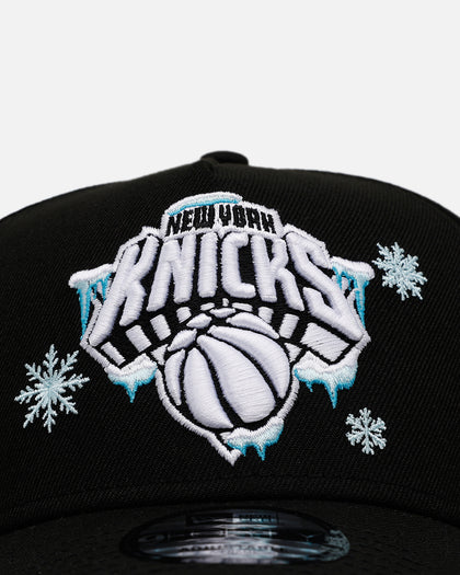 New Era New York Knicks 'Cold As Ice' 9FORTY A-Frame Snapback Black