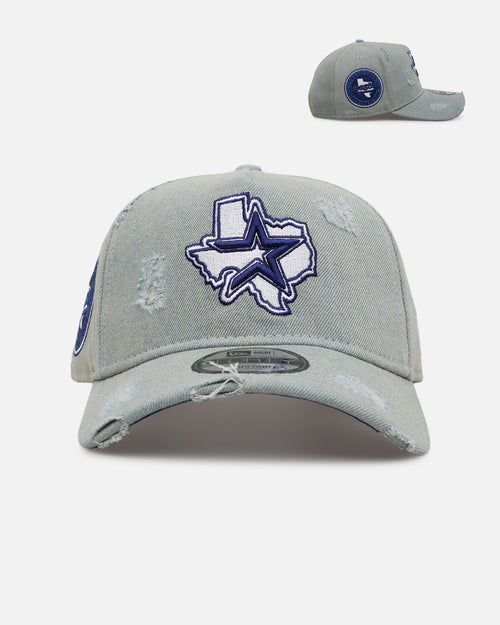 New Era Houston Astros 'Denim' 9FORTY A-Frame Snapback Light Wash Denim
