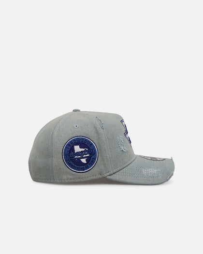 New Era Houston Astros 'Denim' 9FORTY A-Frame Snapback Light Wash Denim