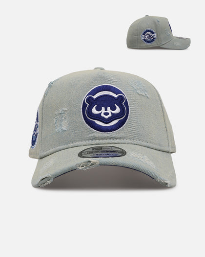 New Era Chicago Cubs 'Denim' 9FORTY A-Frame Snapback Light Wash Denim