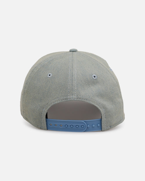 New Era Chicago Cubs 'Denim' 9FORTY A-Frame Snapback Light Wash Denim
