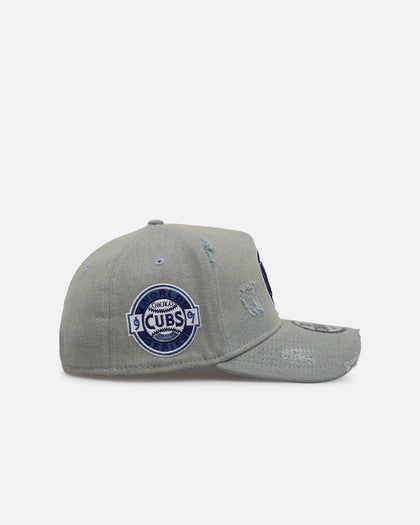 New Era Chicago Cubs 'Denim' 9FORTY A-Frame Snapback Light Wash Denim