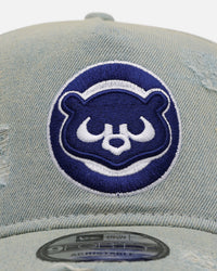 New Era Chicago Cubs 'Denim' 9FORTY A-Frame Snapback Light Wash Denim