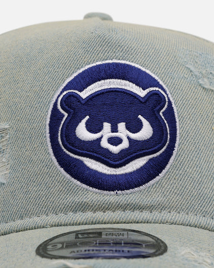 New Era Chicago Cubs 'Denim' 9FORTY A-Frame Snapback Light Wash Denim