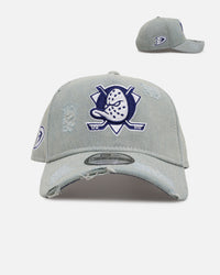 New Era Anaheim Ducks 'Denim' 9FORTY A-Frame Snapback Light Wash Denim