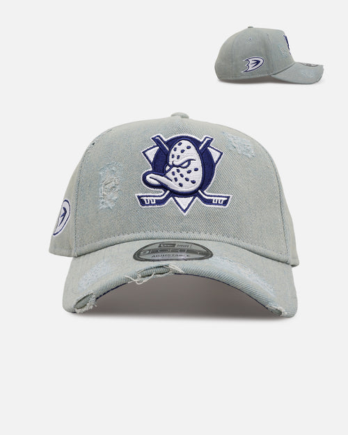 New Era Anaheim Ducks 'Denim' 9FORTY A-Frame Snapback Light Wash Denim