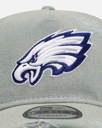 New Era Philadelphia Eagles 'Denim' 9FORTY A-Frame Snapback Light Wash Denim