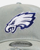 New Era Philadelphia Eagles 'Denim' 9FORTY A-Frame Snapback Light Wash Denim