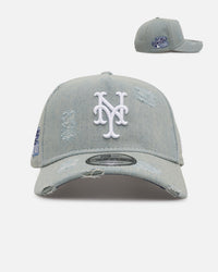 New Era New York Mets 'Denim' 9FORTY A-Frame Snapback Light Wash Denim