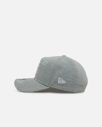 New Era New York Mets 'Denim' 9FORTY A-Frame Snapback Light Wash Denim