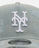 New Era New York Mets 'Denim' 9FORTY A-Frame Snapback Light Wash Denim