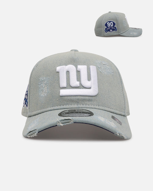 New Era New York Giants 'Denim' 9FORTY A-Frame Snapback Light Wash Denim