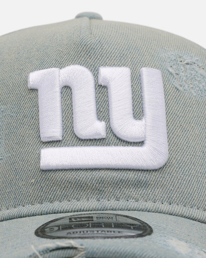 New Era New York Giants 'Denim' 9FORTY A-Frame Snapback Light Wash Denim